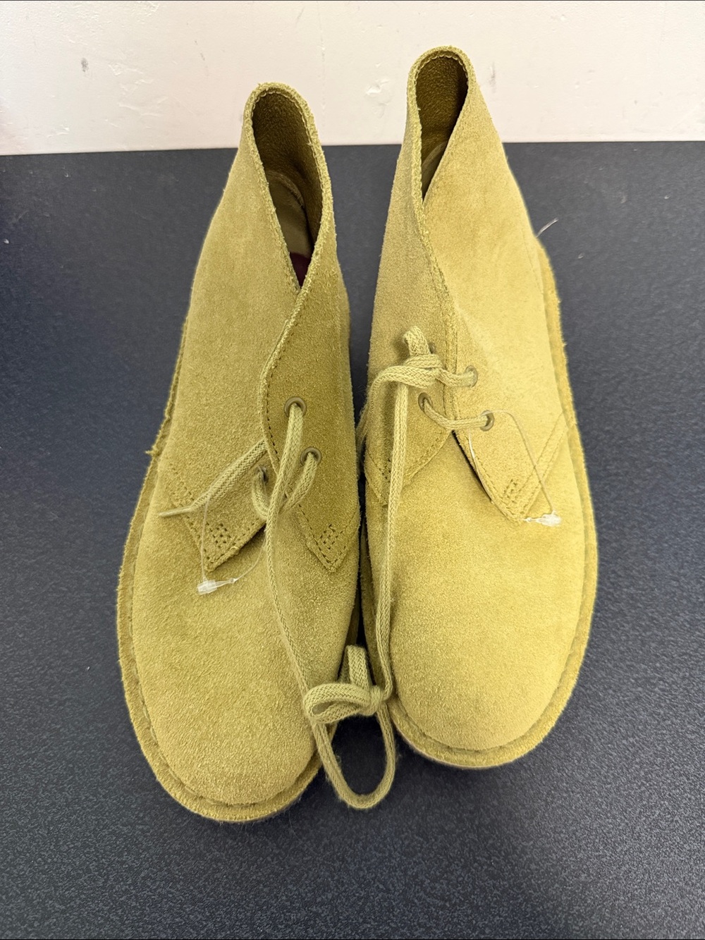 Clarks Women's Suede Ankle Boots in Olive
